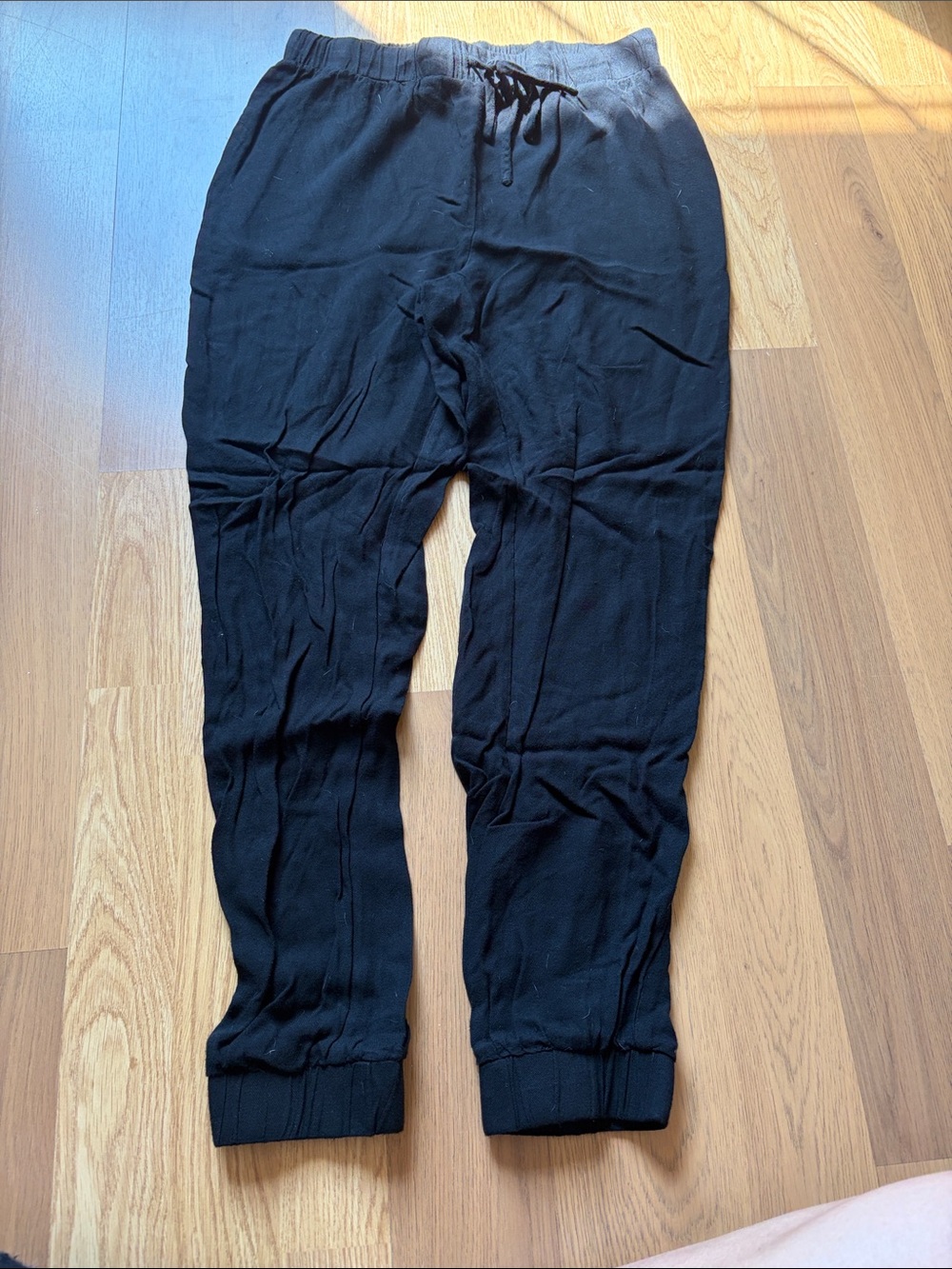 Black womans Jogger Pants - Comfortable Everyday Wear